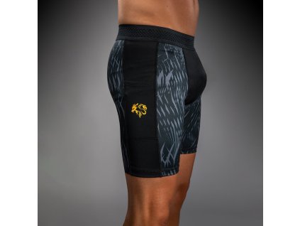 Vale Tudo Shorts Venum x Chimaev Wild Borz - Black/Grey (Size S)