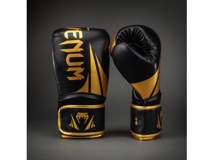 Boxing Gloves Venum Challenger 2.5 - Black/Gold (Size 8oz)