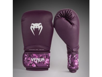 Ladies Boxing Gloves Venum Iris - Plum/pink (Size 8oz)