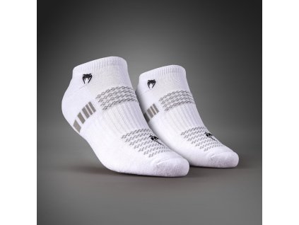 No-Show Socks Venum Vector (3 Pack) - White/Grey (Size 3Y-5Y US (S))