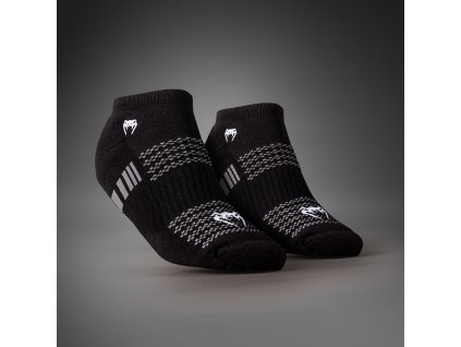 No-Show Socks Venum Vector - Black/Grey (1 pair) (Size 3Y-5Y US (S))