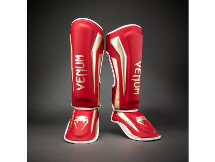 Shin Guards Venum Elite - Red (Size M)
