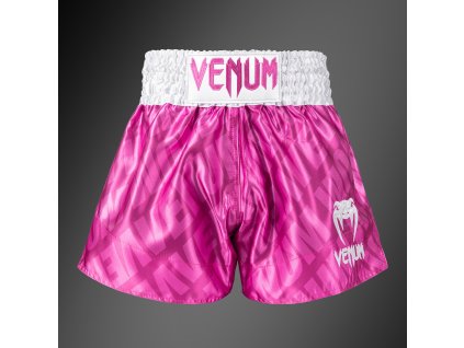 Muay Thai Shorts Venum Contender XT - Candy Pink/ White (Size S)