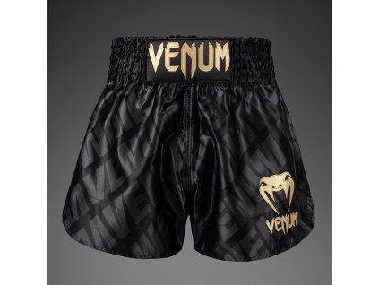 Muay Thai Shorts Venum Contender XT – Black/Gold (Size S)
