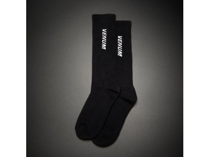 Over-the-Calf Socks Venum Essential - Black/White (1 pair) (Size 3Y-5Y US (S))