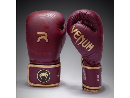 Boxing Gloves Venum x Rajadamnern - Burgundy (Size 10oz)
