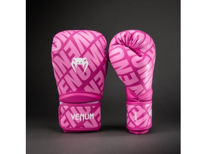 Boxing Gloves Venum Contender 1.5 XT 3D - Candy Pink/ White (Size 8oz)