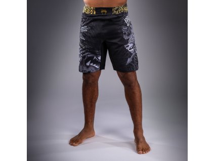 Fightshorts Venum Wolf Atak - Black/Grey (Size XS)