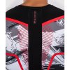 Rashguard Venum Electron 3.0 - Short Sleeves - Grey/Red (Size S)