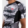 Rashguard Venum Electron 3.0 - Short Sleeves - Grey/Red (Size S)