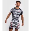 Rashguard Venum Electron 3.0 - Short Sleeves - Grey/Red (Size S)