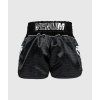 Muay Thai Shorts Venum Attack - Black/Silver (Size S)