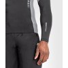 Men's Rashguard  Venum Tempest - Long Sleeve - Black/Grey (Size S)