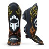 Shinguards Ground Game FLAMES - Black (SIZE S)