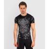 Men's Rashguard Venum Gladiator 5.0 - Short Sleeve - Black/Silver (Size M)