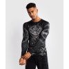 Men's Rashguard Venum Gladiator 5.0 - Long Sleeve - Black/Silver (Size S)