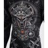 Men's Rashguard Venum Gladiator 5.0 - Long Sleeve - Black/Silver (Size S)