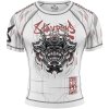 Rashguard 8 WEAPONS Samurai 2.0 - Short Sleeves - White/Red (SIZE L)