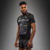 Rashguard  Venum x Polaris - Short Sleeve - Black/Storm Grey (Size M)