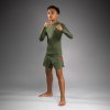 KIDS Rashguards Venum Contender - Long Sleeves - Army Green/Orange (Size 8 let)