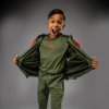 KIDS Track Jacket Venum Vectra - Army Green/Orange (Size 8 let)