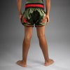 KIDS Thai Shorts Venum Inferno - Army Green/Orange (Size 8 let)