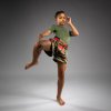 KIDS Thai Shorts Venum Inferno - Army Green/Orange (Size 8 let)