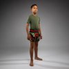 KIDS Thai Shorts Venum Inferno - Army Green/Orange (Size 8 let)