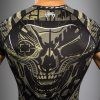 Rashguard Venum Invader - Short Sleeve - Black/Sand (Size M)