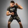 Rashguard Venum Invader - Short Sleeve - Black/Sand (Size M)