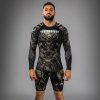 Rashguard Venum Invader - Long Sleeve - Black/Sand (Size S)