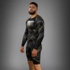 Rashguard Venum Invader - Long Sleeve - Black/Sand (Size S)