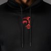 Hoodie Venum x Mike Tyson: Tiger - Deep Black/Intense Red (Size S)
