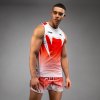 Men’s Dry-Tech Tank Top Venum x RWS 2.0 - White/Red (Size S)