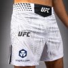 Men's UFC Zenith by Venum Authentic Fight Night Short Fit Fight Short - White (Size XS)