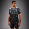 Men's T-shirt Dry-Tech Venum Adrenaline - Black/Silver Grey (Size S)