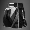 Muay Thai Shorts Venum Adrenaline - Black/Silver Grey (Size M)