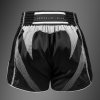 Muay Thai Shorts Venum Adrenaline - Black/Silver Grey (Size M)
