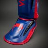 Shin Guards Venum Elite - Dark Blue/Red (Size M)