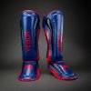 Shin Guards Venum Elite - Dark Blue/Red (Size M)
