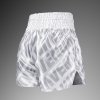 Muay Thai Shorts Venum Contender XT - White/Silver (Size S)
