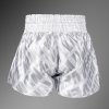 Muay Thai Shorts Venum Contender XT - White/Silver (Size S)
