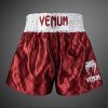Muay Thai Shorts Venum Contender XT - Cherry Red/White (Size S)