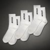 Crew Socks Venum Essential (3 pairs) - White/Black (Size 3Y-5Y US (S))