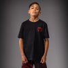 KIDS T-Shirt Venum Wolf Atak - Black/Red (Size 8 let)