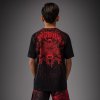 KIDS T-Shirt Venum Wolf Atak - Black/Red (Size 8 let)