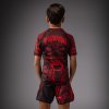 KIDS Rashguard Venum Wolf Atak - Short Sleeve - Black/Red (Size 8 let)