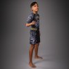 KIDS Rashguard Venum Wolf Atak - Short Sleeve - Black/Grey (Size 8 let)
