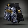 Muay Thai Shorts Venum Wolf Atak - Black/Grey (Size XS)