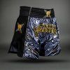 Muay Thai Shorts Venum Wolf Atak - Black/Grey (Size S)
